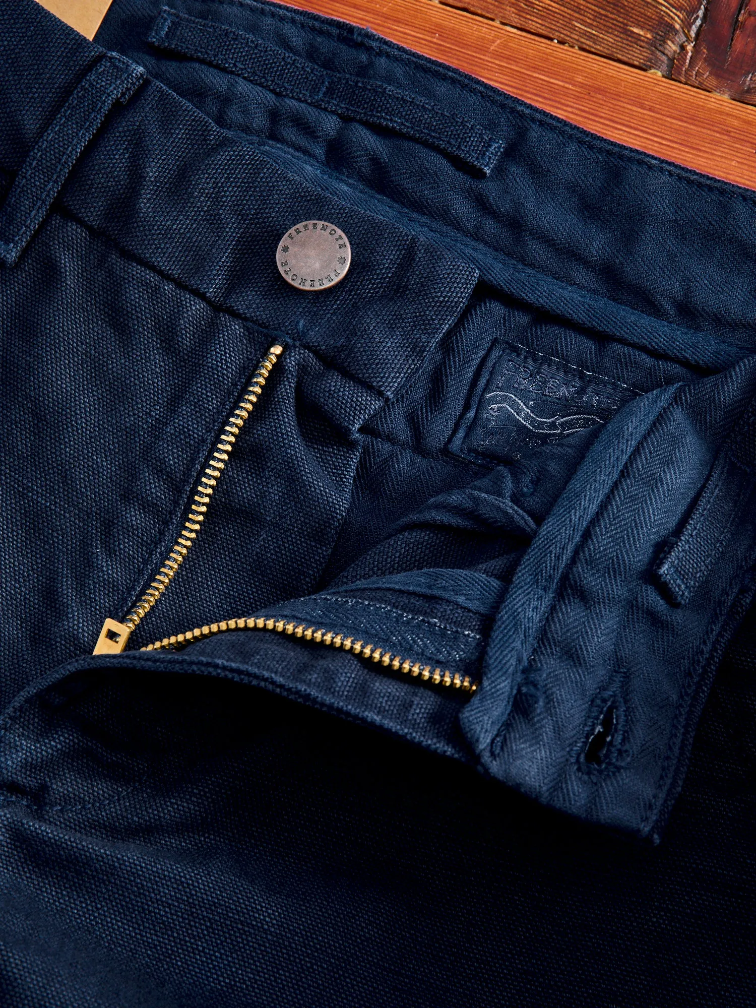 14oz Slub Workers Chino in Navy