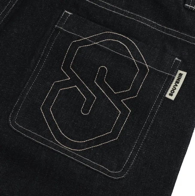 3 Ply Denim Pant | Black