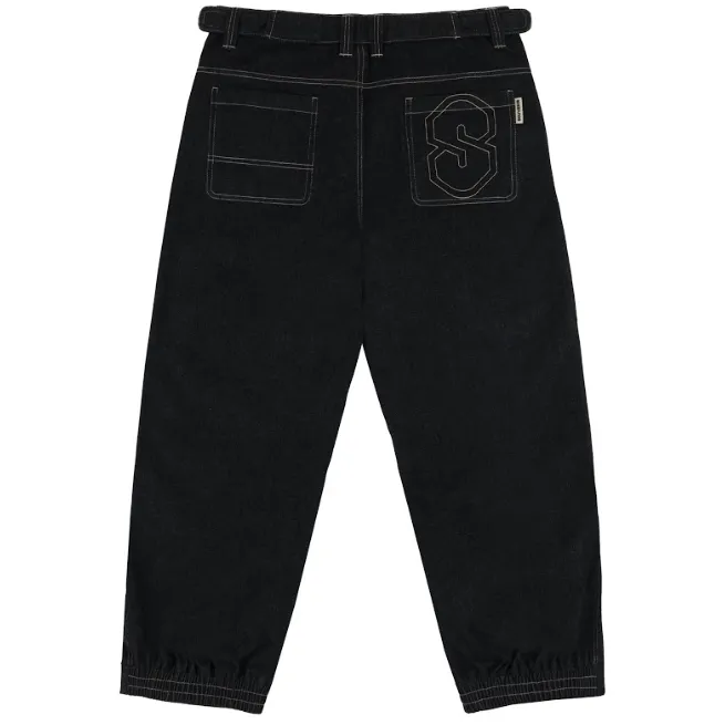 3 Ply Denim Pant | Black