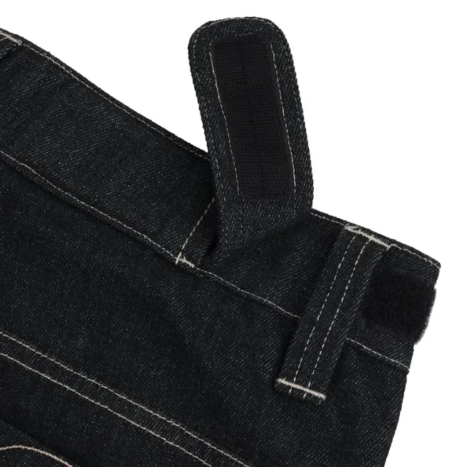 3 Ply Denim Pant | Black