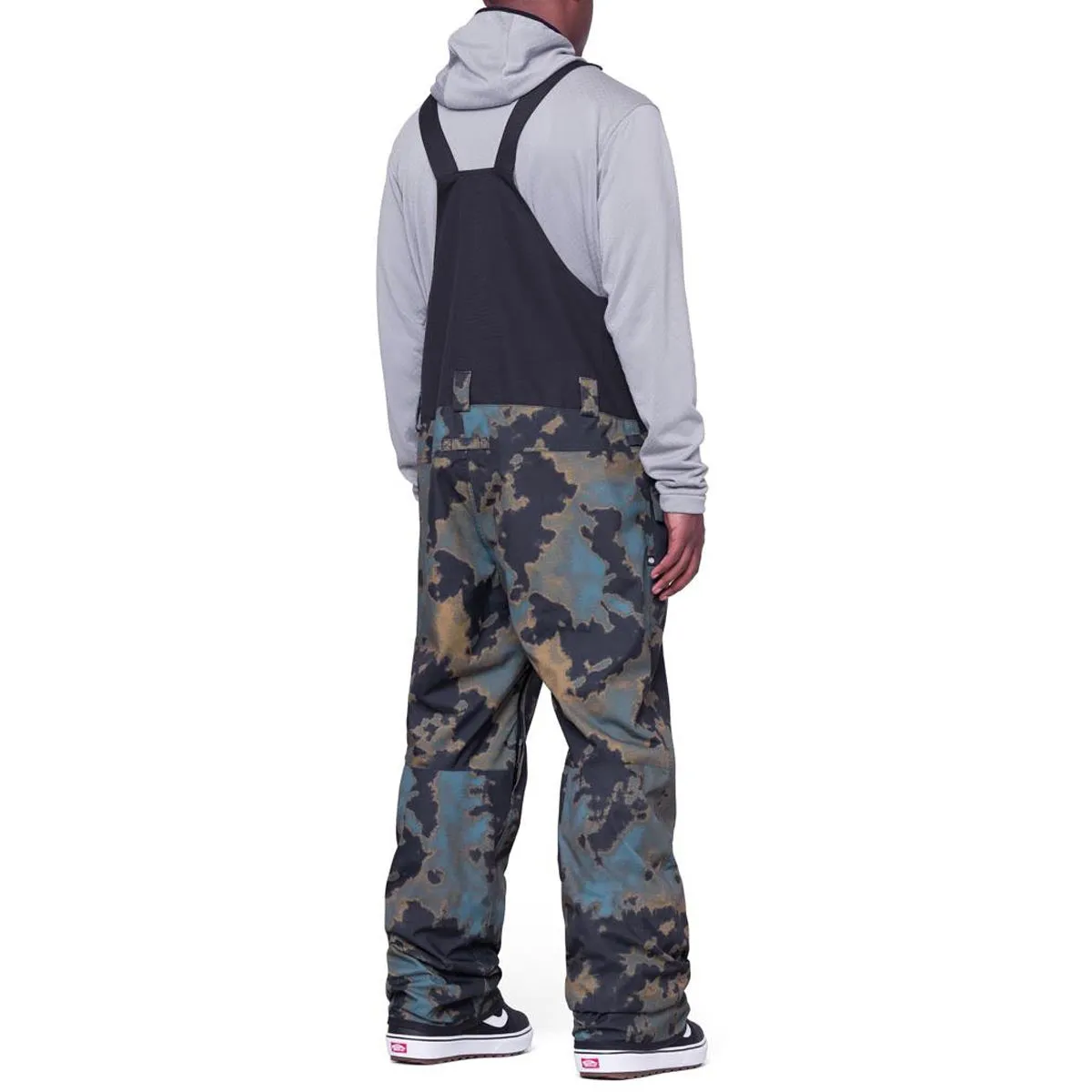 686 Frontier Shell Bib Snowboard Pants - Breen Nebula Colorblock