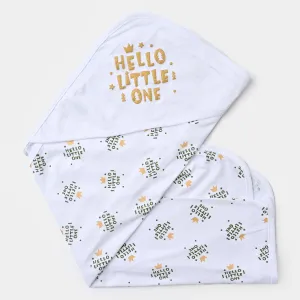 Baby Wrapping Sheet Glitter Hello Little One