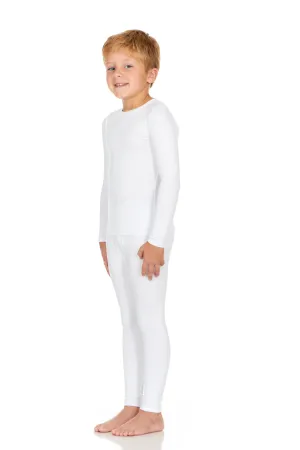 Boys Thermal Set - White