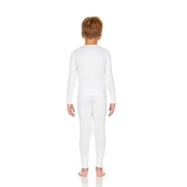 Boys Thermal Set - White