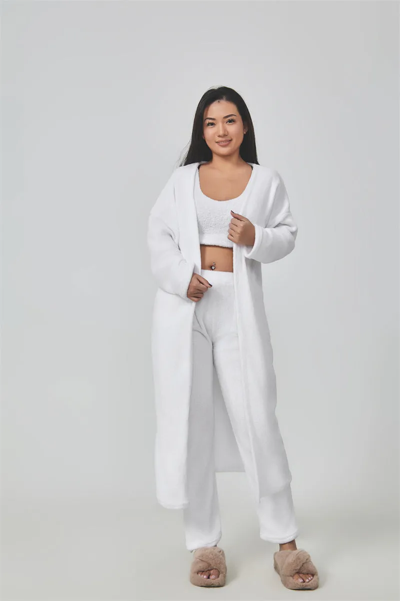 Cozy 3 Piece Lounge Pajama Set for Women