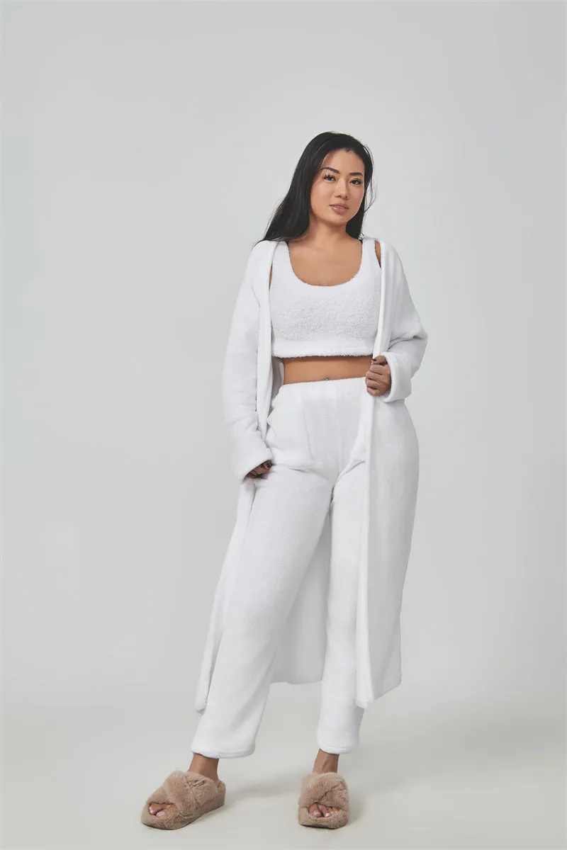 Cozy 3 Piece Lounge Pajama Set for Women