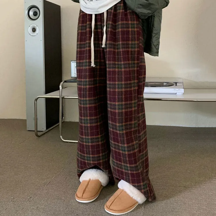 Cozy Up Plaid Pants