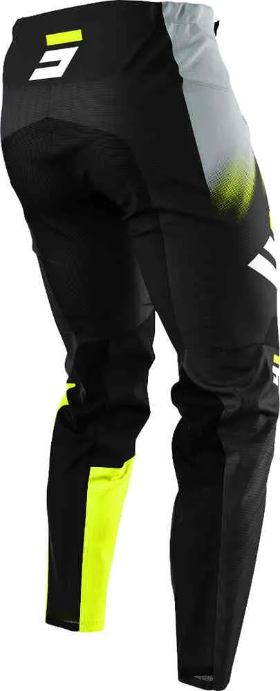 Devo Versus Shot Kids Motocross Pants, Grey/Yellow