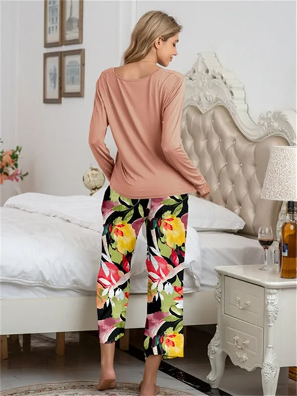 Floral Print Modal Cotton Lounge Set