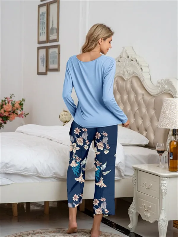 Floral Print Modal Cotton Lounge Set