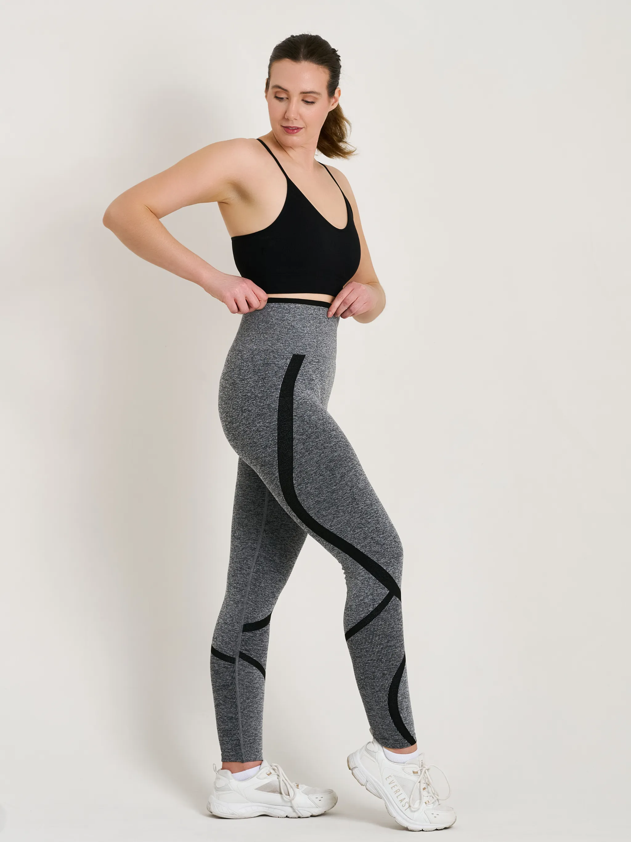 Margot CORETECH® Reversible Body-Mapped Running Legging – 2 Leggings in One!