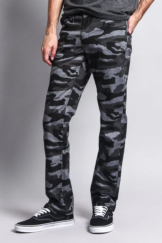 Men's Camo Slim Fit Pants