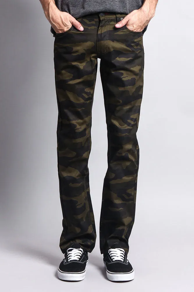 Men's Camo Slim Fit Pants