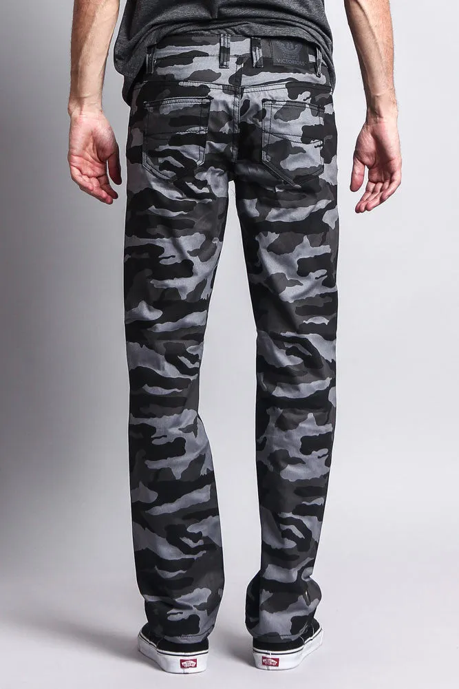 Men's Camo Slim Fit Pants