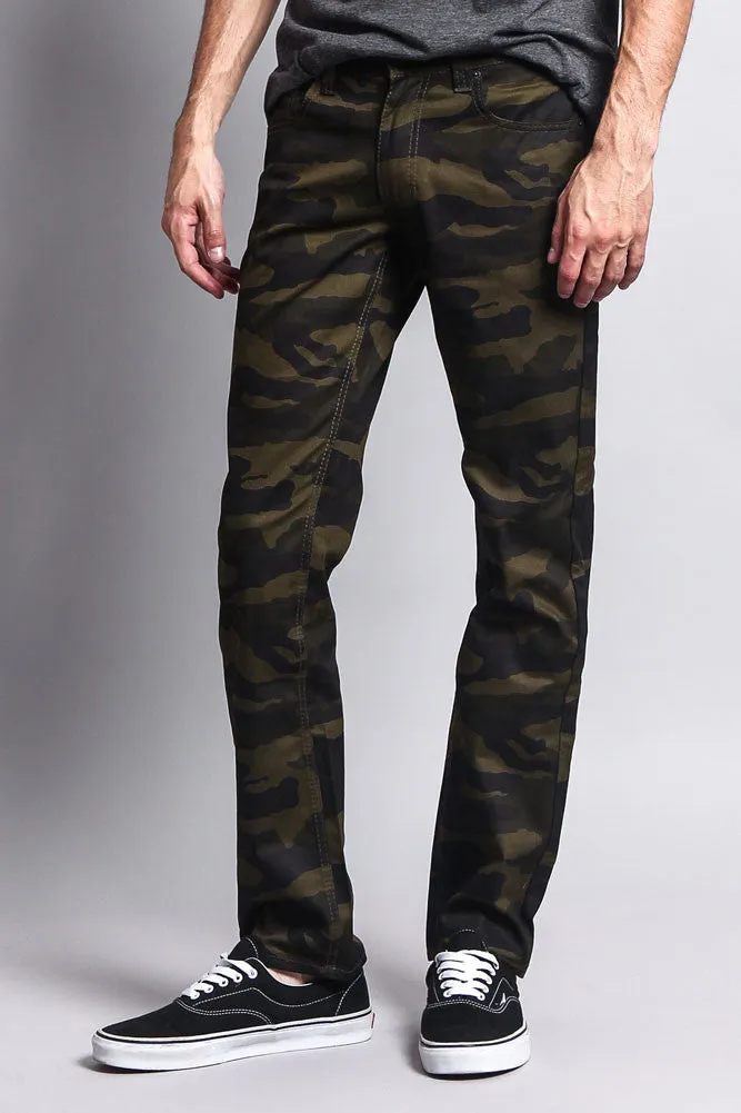 Men's Camo Slim Fit Pants