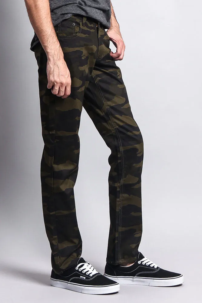 Men's Camo Slim Fit Pants