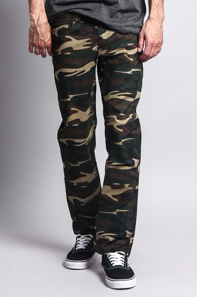 Men's Camo Slim Fit Pants