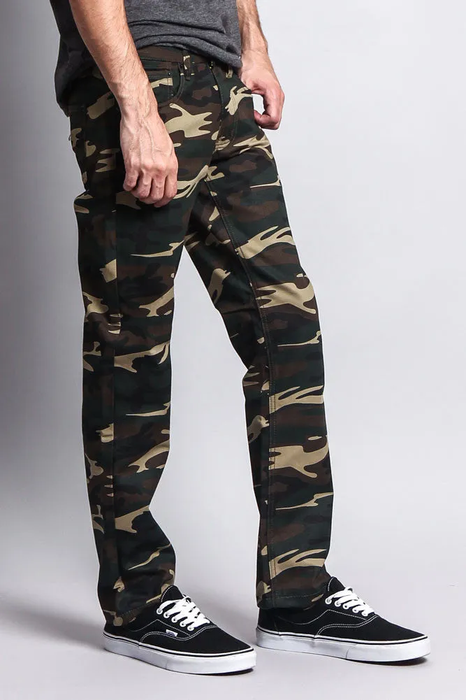 Men's Camo Slim Fit Pants