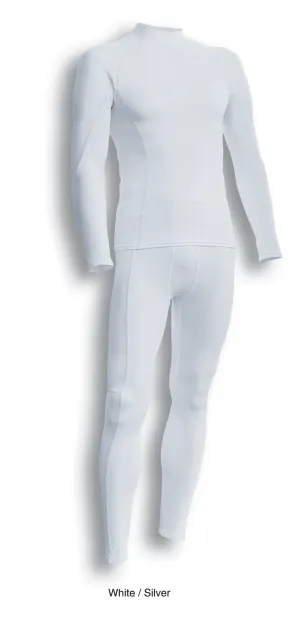 Mens Performance Compression Pants - White