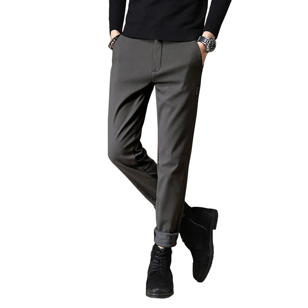 Pologize™ Plain Slim-Fit Pants