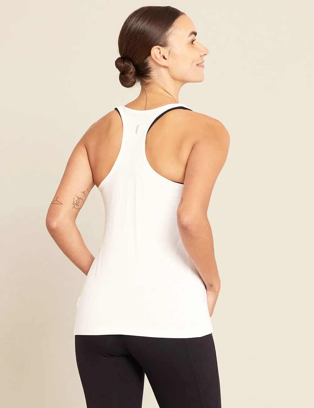 Racerback Active Tank - White