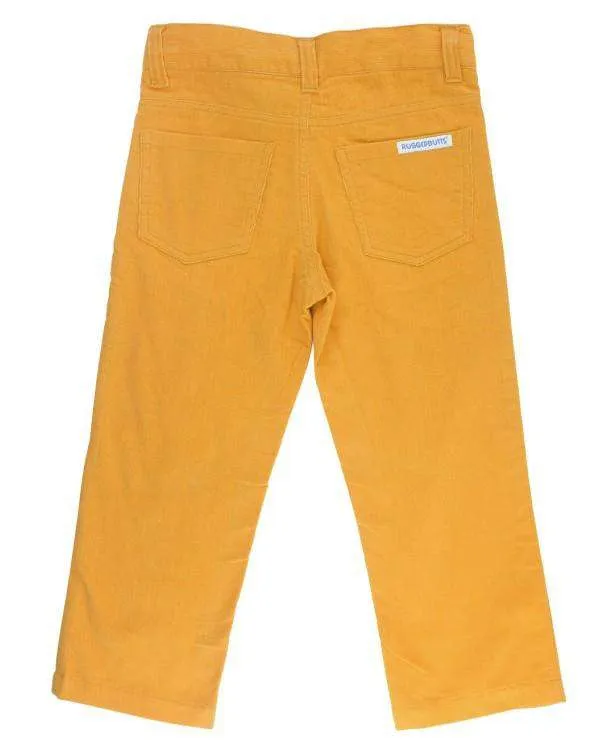 RuggedButts ~ Golden Yellow Straight Corduroy Pants