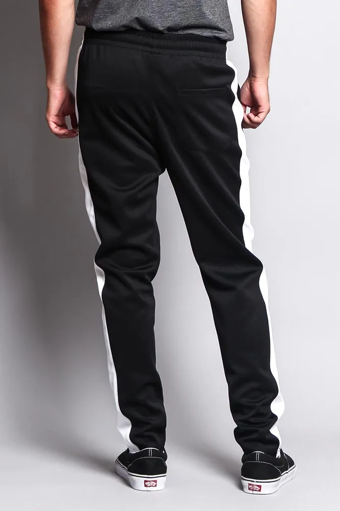 Slim Fit Striped Track Pants