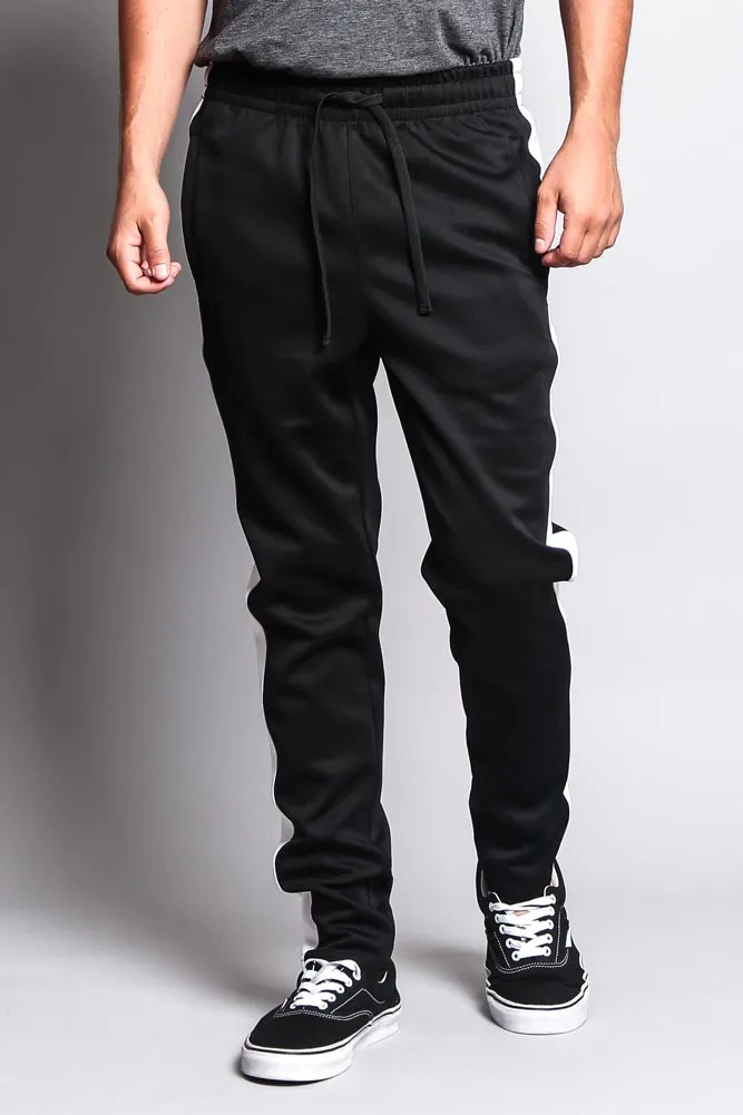 Slim Fit Striped Track Pants