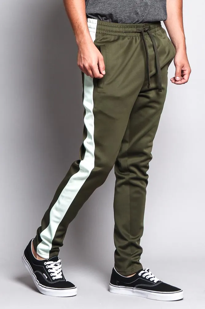 Slim Fit Striped Track Pants