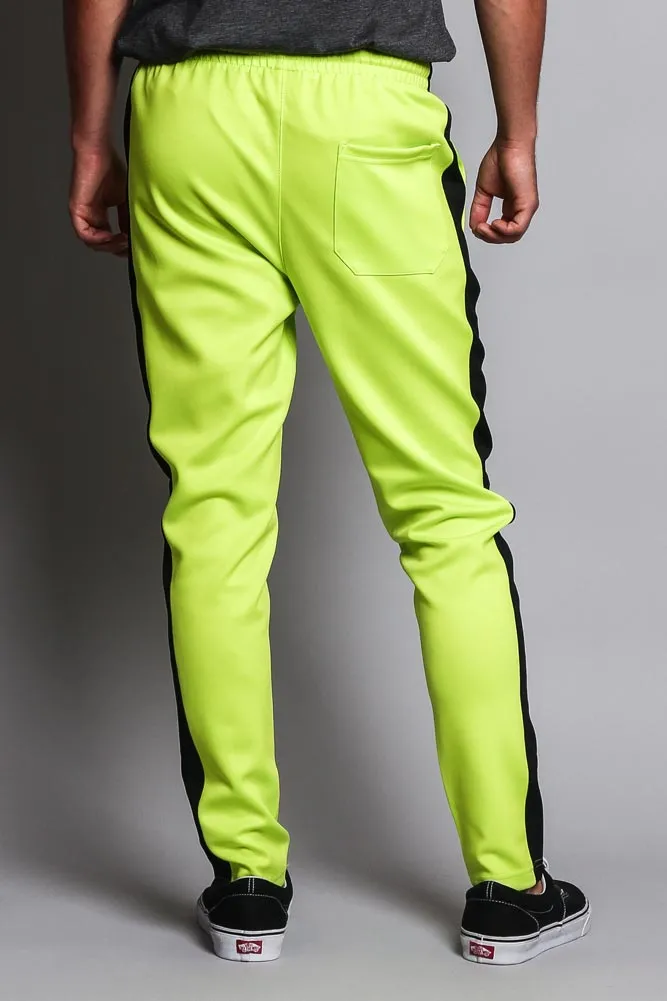 Slim Fit Striped Track Pants