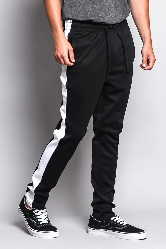 Slim Fit Striped Track Pants