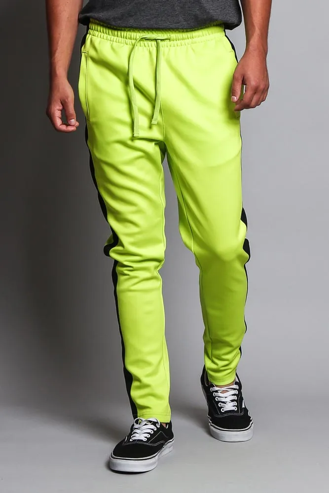 Slim Fit Striped Track Pants