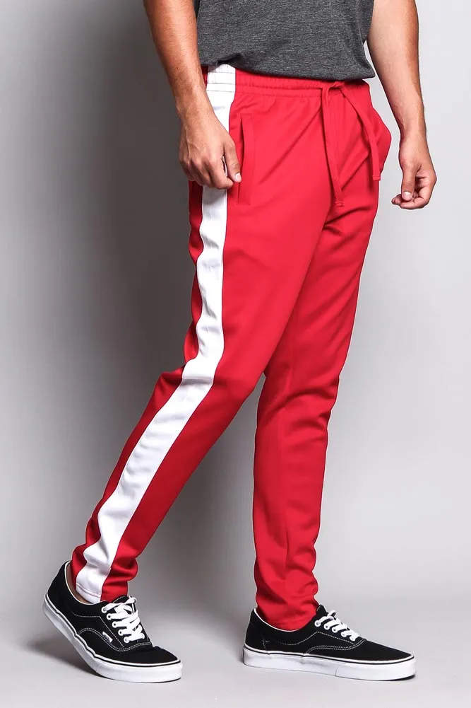 Slim Fit Striped Track Pants