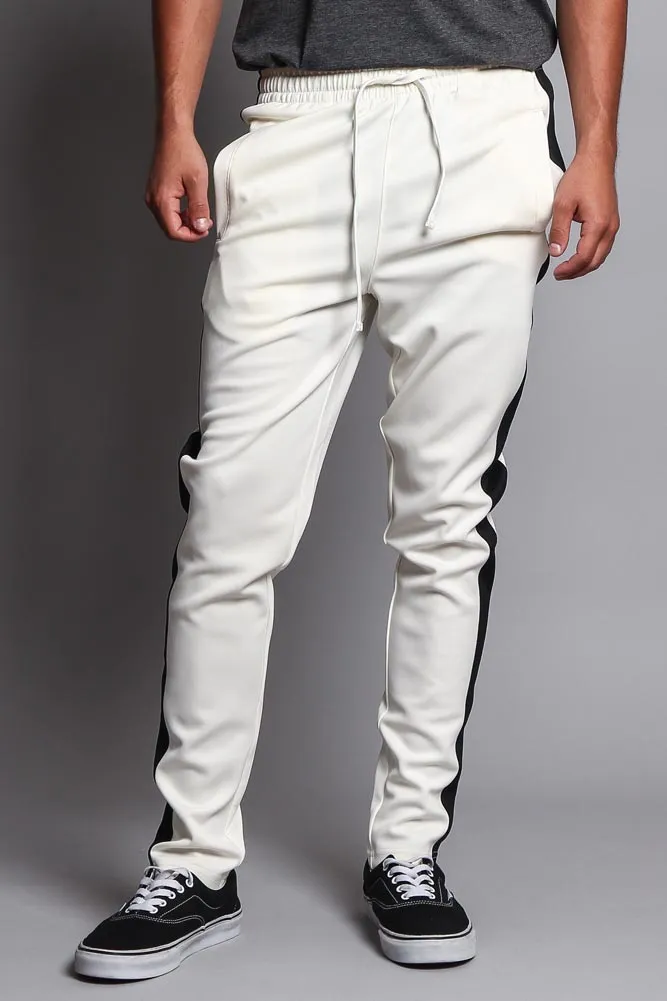 Slim Fit Striped Track Pants