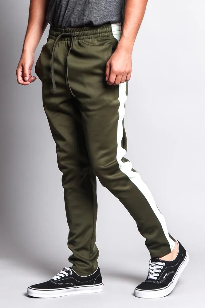 Slim Fit Striped Track Pants