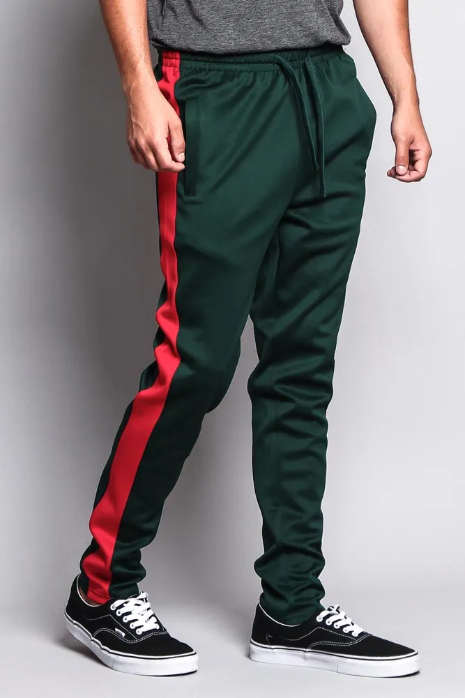 Slim Fit Striped Track Pants