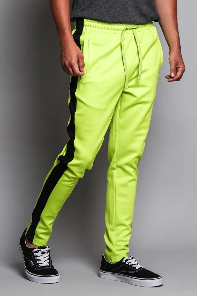 Slim Fit Striped Track Pants