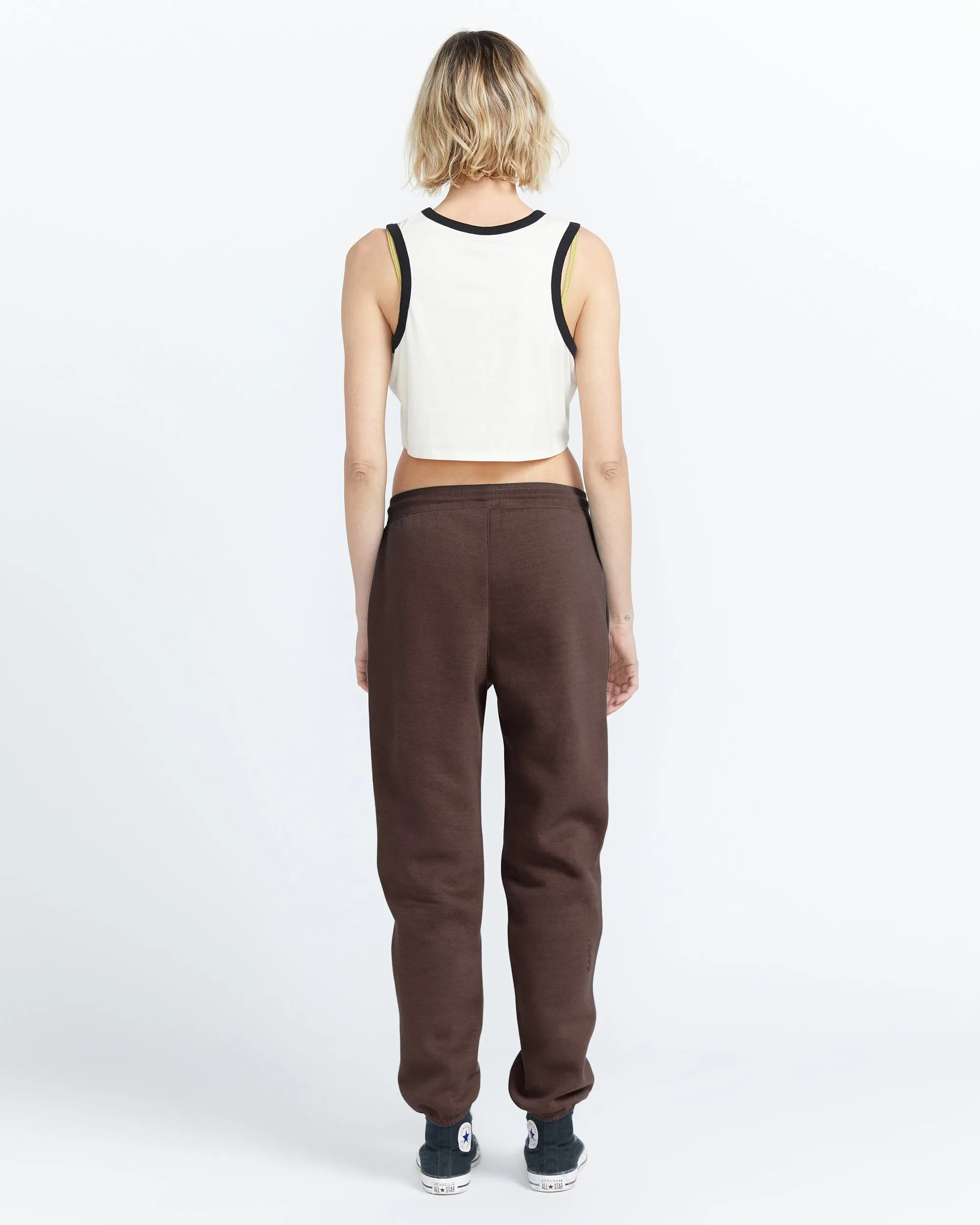 Stone Heart Up Pants - Dark Chocolate