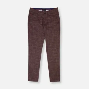 Trenton Slim Fit Plaid Pants