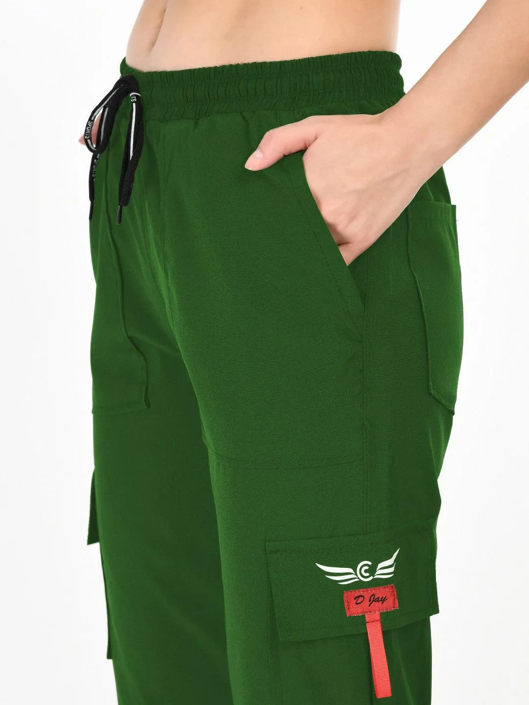 Women Olive Solid Joggers