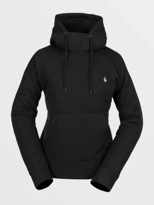 Womens V.Co Air Layer Thermal Hoodie - Black