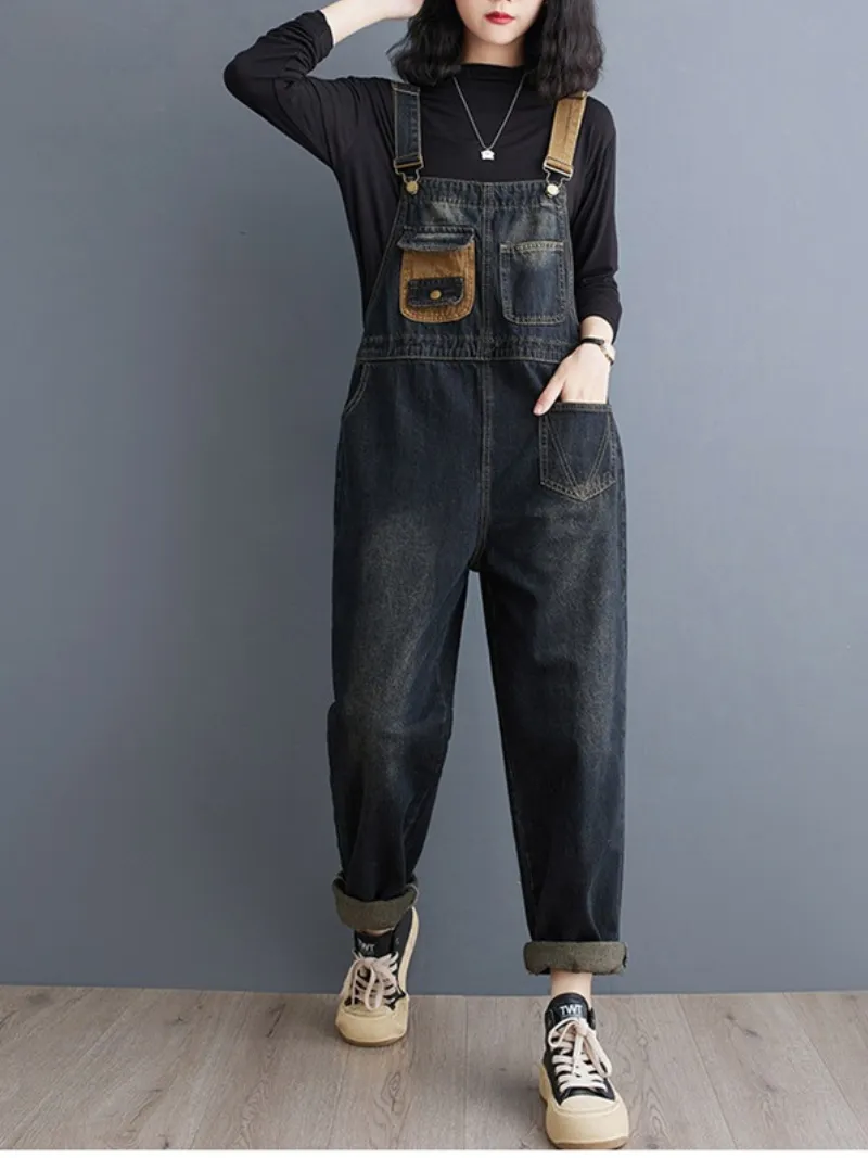 Women's Vibrant & Versatile Stunning Denim Dungarees